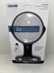 Carson Optical HF66 MagniShine LED Lighted Hands-Free Magnifier-