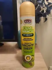 African Pride Olive Miracle Anti-Breakage Formula - Growth Sheen - 8 oz (226 g)