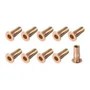 Rivet Nuts (M8) 25Pcs, Carbon Steel Pre-Bulbed Threaded Insert Nuts