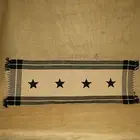 36" Black Simply Stars Table Runner Country House Collection