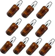 VINTORKY 10pcs Glass Essential Oil Dropper Bottles Cosmetic Sample Containers for Precise Subpackaging Leakproof Design for Long Term Storage for Oils and Liquids
