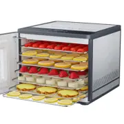 Food Dehydrator Machine for Jerky Beef: TINANA Stainless Steel Food Dryer for Me