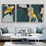 Abstract Monstera 3 sets Poster Wall Art