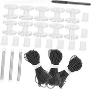 HOMSFOU 1 Set Pleated Shade Repair Kit Essential Blind Accessories for Day Night Pleated Shades Durable Replacement Parts for Easy Restringing and Long Lasting Use Rvs and Trailers