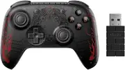 WeChip 8BitDo Ultimate 2C Wireless Controller for Windows PC and Android, with Hall Effect Joysticks and Hall Triggers, 1000Hz Polling Rate, and Remappable L4/R4 Bumpers - Black Myth: Wukong