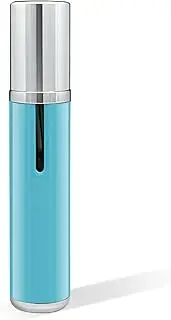 Perfume Atomiser, Refillable & Travel Size Perfume Bottle, Leaking Proof,Bottom Pump without Funnel, Luxurious Small women and men, 5ml (H-Blue)