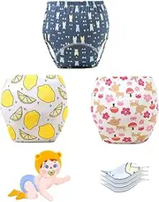 Upairy Training Pants for Boys and Girls, Upairy Training Underwear, Potty Trainings Underwear, Unisex Toddler Pee Pant (3pcs-E)