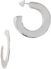 [Alexis Bittar] Liquid Metal Sheet Hoop Earrings