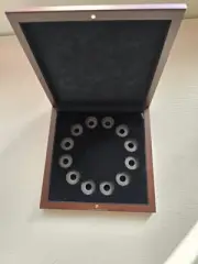 New Never Used Gold OR Silver Wooden Display Box 12 Coins 1/10oz