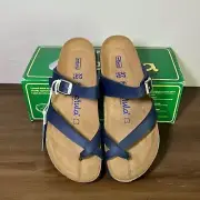 Betula Toe Loop Slides 37 - US L6/M4 Navy New with Box