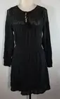 COTTON ON SIZE XS WOMENS BLACK JACINTA SMOCK DRESS LINED COTTON BRAND NEW