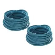 Faux Leather Cord Suede Cord, 5.5 Yards 2.6mm String, Blue, 2 Pack