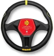 MOMO SUPERGRIP Universal Steering Wheel Cover Black and Yellow