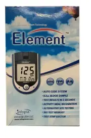 Easy Touch Compatible Blood Glucose Monitor -Element Plus Voice Feature!
