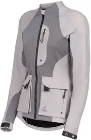 Knox Tor Ladies Protector Jacket, grey, Size XS for Women