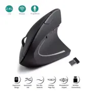 Ergonomic Vertical Mouse 2.4GHz Wireless 6 Buttons Adjustable DPI USB