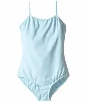 NEW $110 Bloch For Dancers Kid's Girls Essential Blue Camisole Leotard Size 8-10