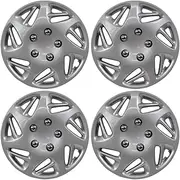 Custom Accessories 96903 Hubcaps Silver 17" Wheel Cover, Set of 4