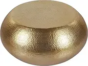 Amalfi Olive Round Coffee Table Set, Gold (2 Piece)