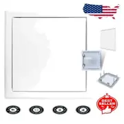 Sleek White Push Lock Access Panel - 16x16 Inspections for Plumbing & Electrical
