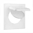 Durable Cowled Duct Cover 4inch Dryer Vent Cover Indoor Dryer Vent