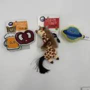 WHISKER CITY CAT TOY Bundle - Beer Pretzel Giraffe And Planet Bundle