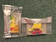 SpongeBob SquarePants 2in figures - lot of 2 - UNOPENED Skateboard / Sandcastle