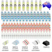 1000PCS Mix Solder Sleeve Heat Shrink Butt Waterproof Splice Wire Connectors Kit