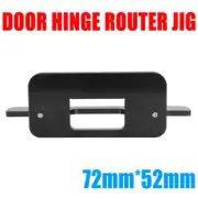 72mm*52mm Door hinge router jig Door hinge cutting jig For Rotary Tool Aluminium