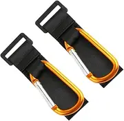 QUMIIRITY 2Pcs Non Slip Stroller Hooks Durable Clips for Organizing Bags Accessories Lightweight Pram Hooks for Shopping Carts