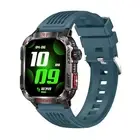 Military Smart Watch for Men(Answer/Make Call), Outdoor Sports Smartwatch ) Blue