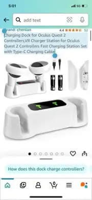 Quest 2 Handle Charging Base