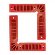 2pcs Positioning Squares Right Angle Clamp 150x150mm 90 Degree Corner Clamp, Red