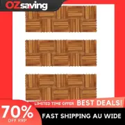 Decking Tiles Acacia Wood 30x30 cm Set of 30 Non-Skid Weather-Resistant 1791