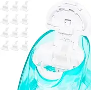 12 Pack Reusable Salt Pods Refills for Navage Nasal Care, Silicone Replacement Accessories for Saltpods Capsules, Easy to Use - White