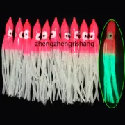 50pcs 4.7in Octopus Squid Skirt Lure Soft Fishing Bait Trolling baits Hoochies