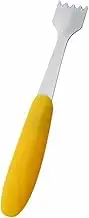 Shimomura 44300 Corn Peeler, Corn Cutter, Made in Japan, Dishwasher Safe, Removes Cleanly, Crush-Resistant, 3 Row Cut, Compact, Easy, Time-Saving, Peeler, Grain Remover, Soup, Corn Potage, Scattering,