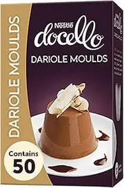 Nestle Docello Dariole Mould 50-Pieces Set