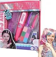 Kids Hair Temporary Coloring Toy | Temporary Hair Coloring Set Play Hair Chalk | Safe Pretend Multicolor Simulated Toys Hair Makeup for Kids & Girls