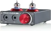 Douk Audio T4 PRO Vacuum Tube Phono Preamp, MM Turntable Preamplifier, GE5654 Hi-Fi Headphone Amp for Home Theater/Record Player/Stereo Amplifier/Active Speaker