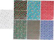 IWOWHERO 7pcs Christmas Paper New Year Wrapping Paper Christmas Party Wrapping Paper Bouquet Wrapping Paper Flower Wrapping Paper Thicken Wrapping Paper Diy Decor Wreath Kraft Paper