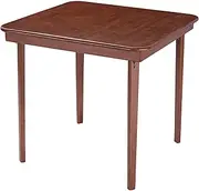 MECO 0056.00791 Straight Edge Folding Card Table, Cherry