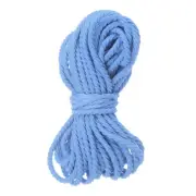 2.5mm Dia 16.4ft Nylon Elastic String for Bracelet Stretchy Cord, Navy