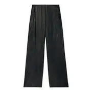 [Alexander Wang] Crystal Hotfix Slim Relaxed-Fit Pants