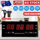 Digital LED Wall Clock with Date Display and Temperature with 36cm Large Display
