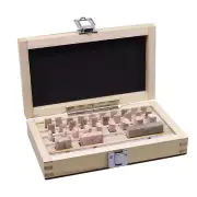 Metric Gage Block Set, 32 Pcs High Accuracy Steel Gauge Measuring Block Set Test
