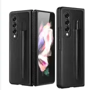 For Samsung Galaxy Z Fold4 5G Litchi Texture Hinge Case