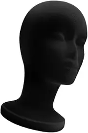 HAKIDZEL Foam Mannequin Head Display Rack for Wigs and Hats Blank Foam Head Mold for Hat Storage and Showcase for Shops and Home Use Attractive Design for Easy Displaying