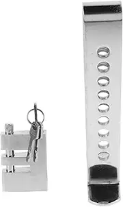 LOORGVEL Adjustable U Shaped Theft Clutch Lock Retractable Brake Pedal Security Device for Steering Wheel and Pedals Durable Design Easy to Transport Compatible with Various Car Models