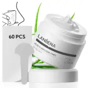 LANBENA 2.0 Blackhead Nose Plants Pore Strips(1.03 Oz), 60pcs Nose Strips for Bl